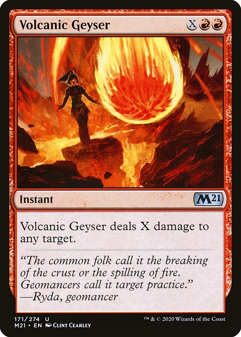 Geyser volcanique
