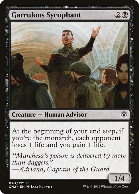 Garrulous Sycophant card image