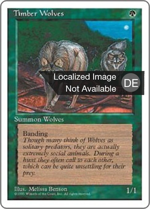 Timber Wolves (Fourth Edition #275)
