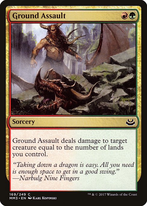 Ground Assault (Modern Masters 2017 #169)