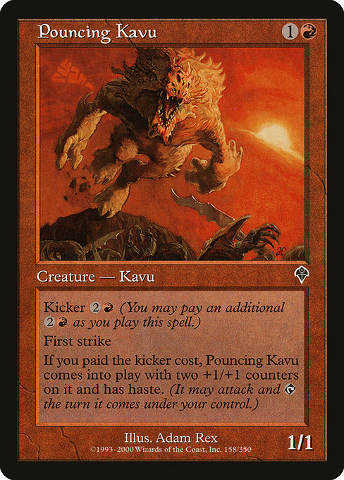Pouncing Kavu (Invasion #158)