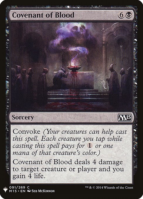 Covenant of Blood (Mystery Booster #603)