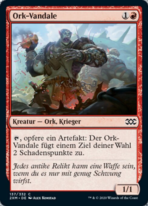 Orcish Vandal (Double Masters #137)