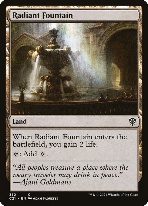 Radiant Fountain (Commander 2021 #310)