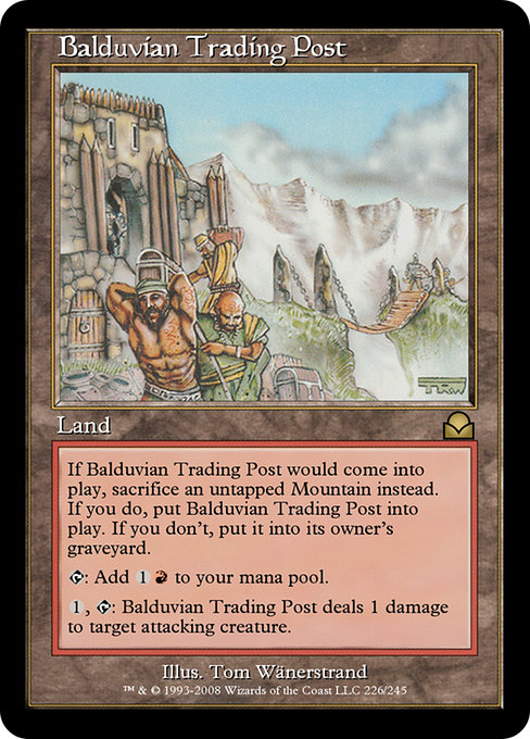 Balduvian Trading Post (Masters Edition II #226)