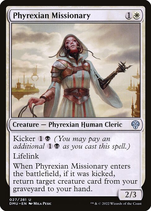 Phyrexian Missionary card image