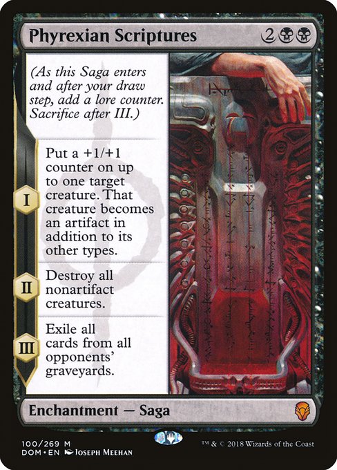 Phyrexian Scriptures (Dominaria #100)