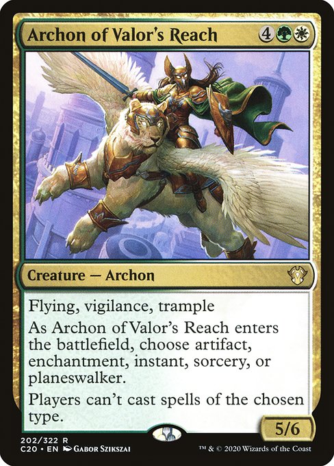 Archonte de la Lice de la Bravoure|Archon of Valor's Reach