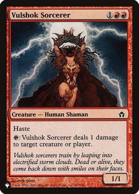 Vulshok Sorcerer (The List #1267)