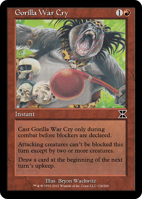 Gorilla War Cry (Masters Edition IV #124)