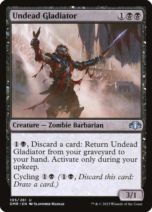 Undead Gladiator (Dominaria Remastered #105)