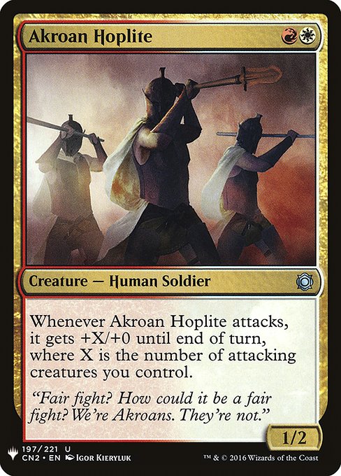 Akroan Hoplite (The List #CN2-197)