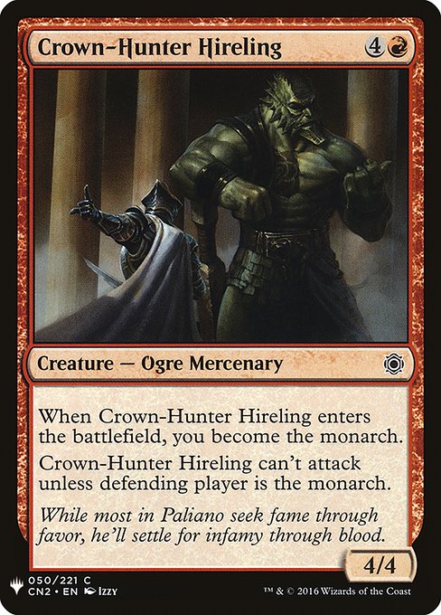 Crown-Hunter Hireling (Mystery Booster #895)
