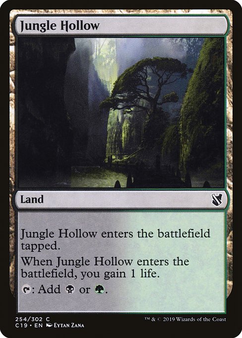 Jungle Hollow (Commander 2019 #254)