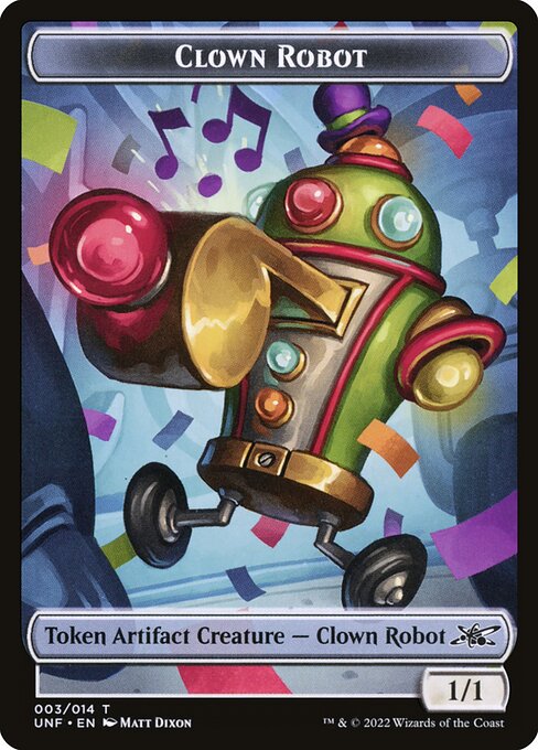Clown Robot (Unfinity Tokens #3)