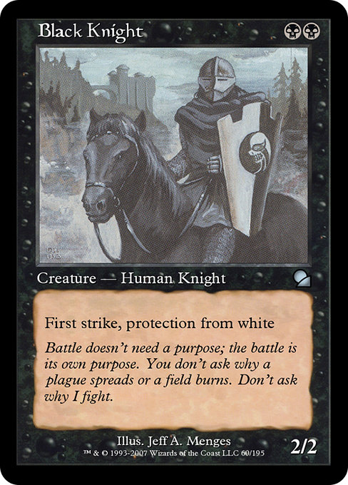 Black Knight (Masters Edition #60)