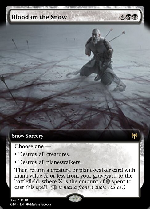 Blood on the Snow (Magic Online Promos #88284)