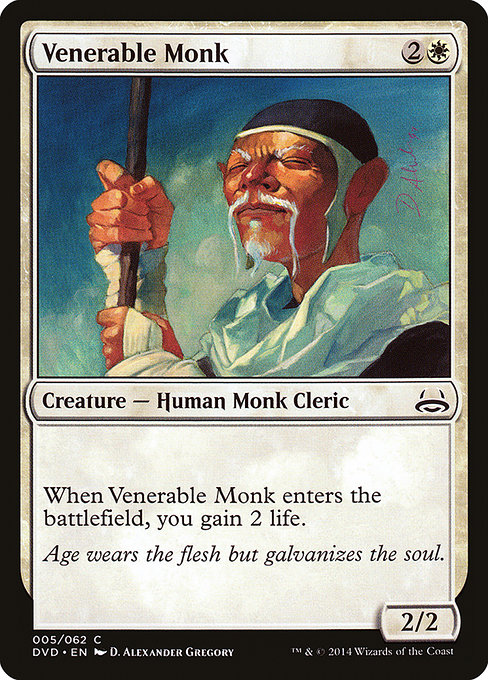 Venerable Monk (Duel Decks Anthology: Divine vs. Demonic #5)