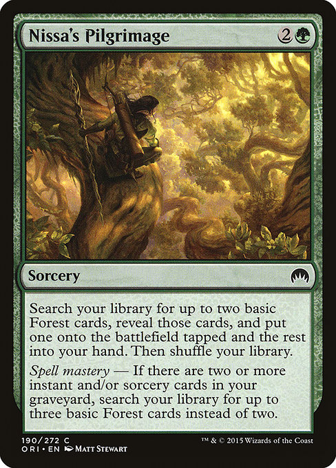 Nissa's Pilgrimage (Magic Origins #190)