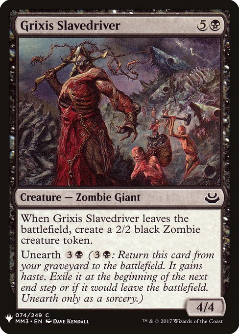 Grixis Slavedriver (Mystery Booster #680)