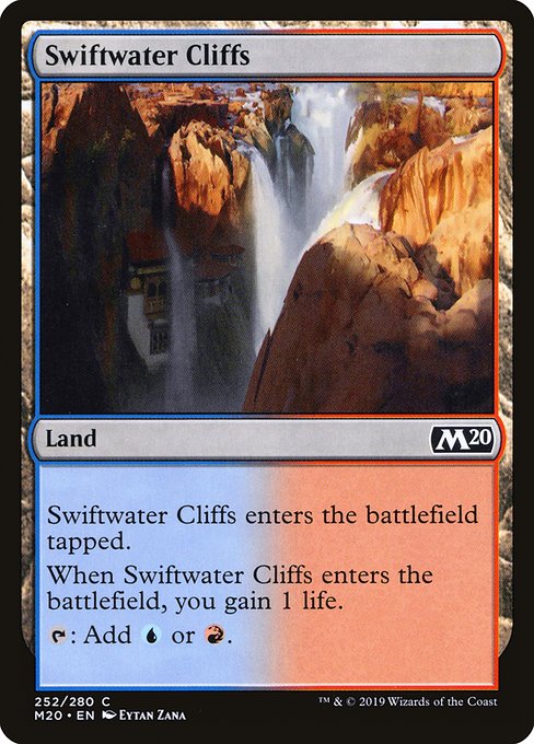 Swiftwater Cliffs (Core Set 2020 #252)
