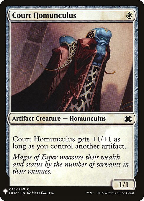 Court Homunculus (Mystery Booster #63)