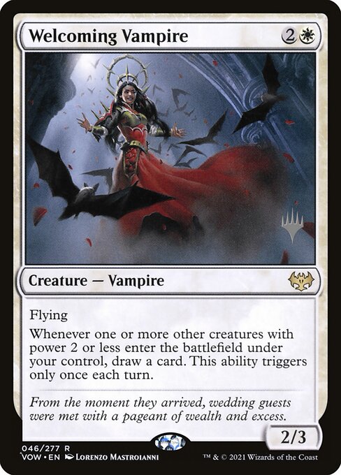 Welcoming Vampire (Innistrad: Crimson Vow Promos #46p)