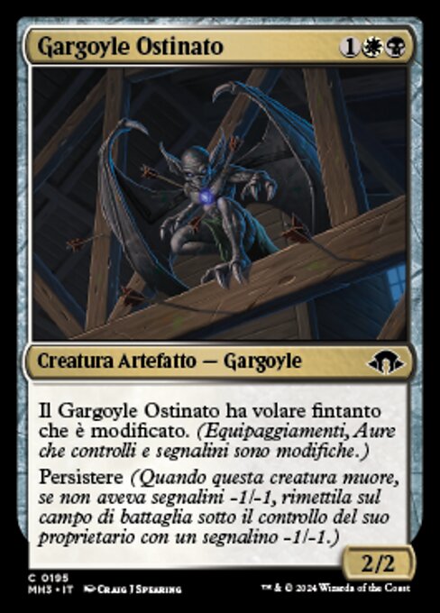 Obstinate Gargoyle (Modern Horizons 3 #195)