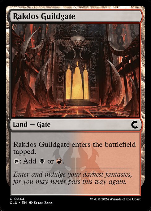 Rakdos Guildgate (Ravnica: Clue Edition #244)