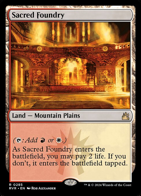 Sacred Foundry (Ravnica Remastered #285)