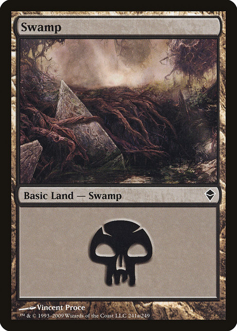 Swamp (Zendikar #241a)