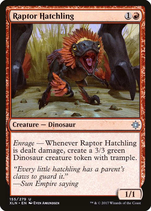 Raptor Hatchling (xln) 155