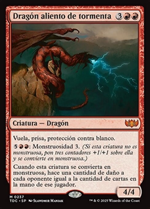 Dragón aliento de tormenta