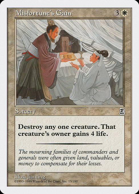 Misfortune's Gain card image