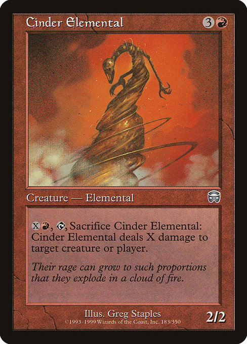 Cinder Elemental (Mercadian Masques #183)