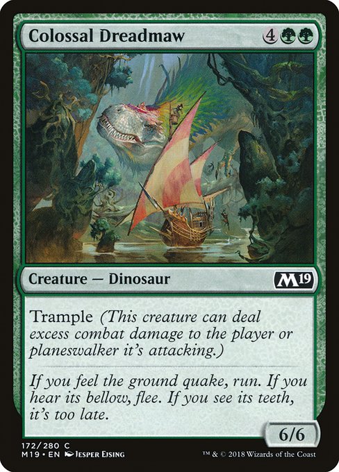 Colossal Dreadmaw (Core Set 2019 #172)