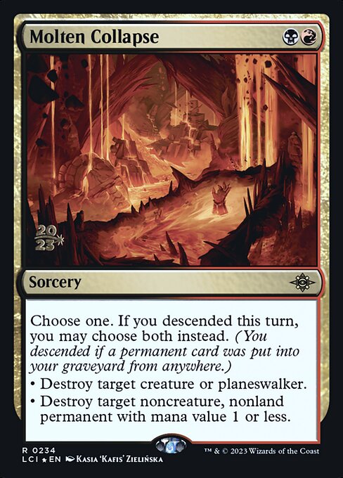 Molten Collapse (The Lost Caverns of Ixalan Promos #234s)