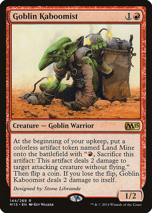 Goblin Kaboomist (Magic 2015 #144)