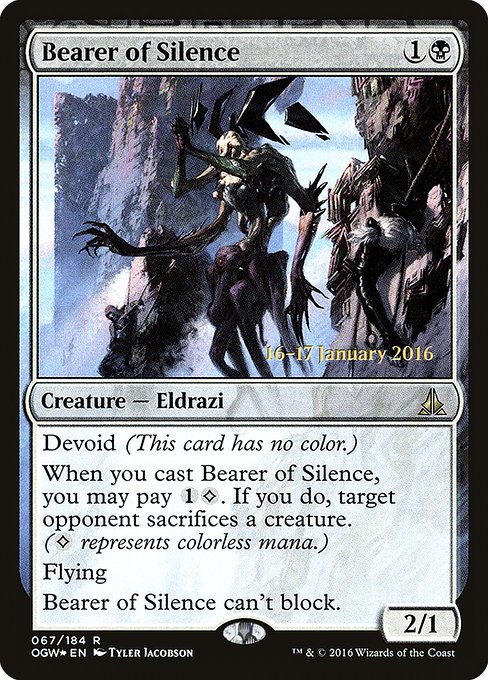Bearer of Silence (Oath of the Gatewatch Promos #67s)