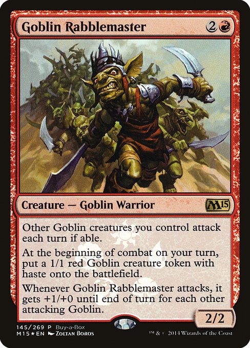Goblin Rabblemaster (Magic 2015 Promos #145)