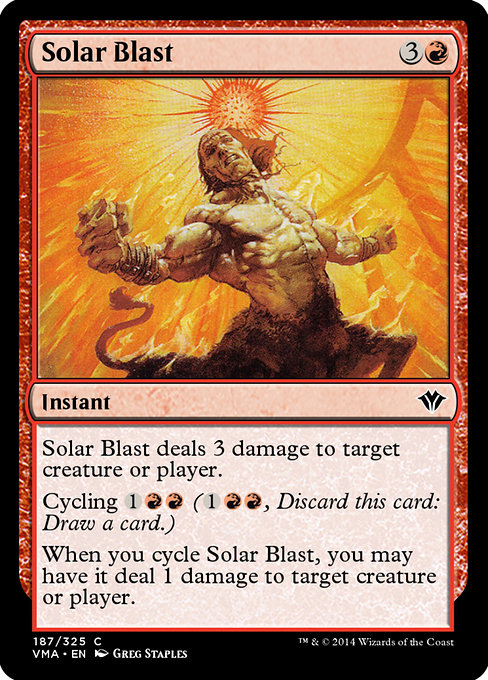 Solar Blast (Vintage Masters #187)