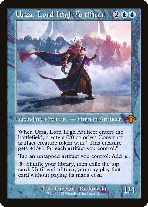 Urza, Lord High Artificer (dmr) 296