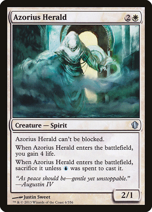 Azorius Herald (Commander 2013 #6)