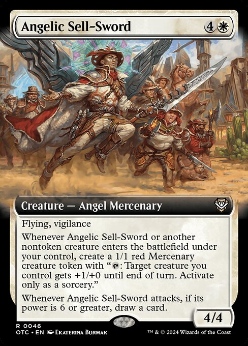 Angelic Sell-Sword (Outlaws of Thunder Junction Commander #46)
