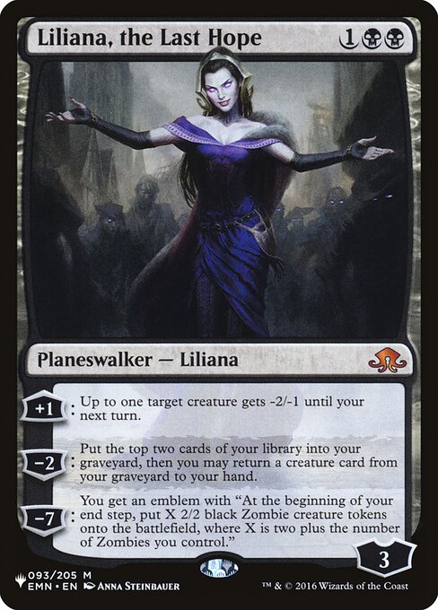 Liliana, the Last Hope (The List #362)