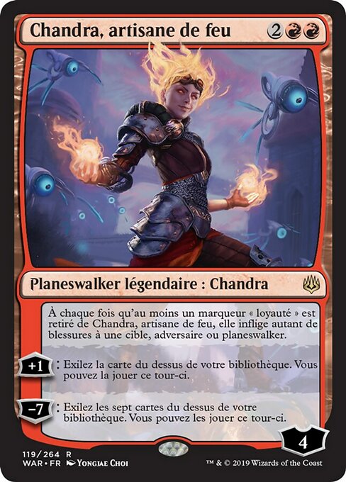 Chandra, Fire Artisan (War of the Spark #119)