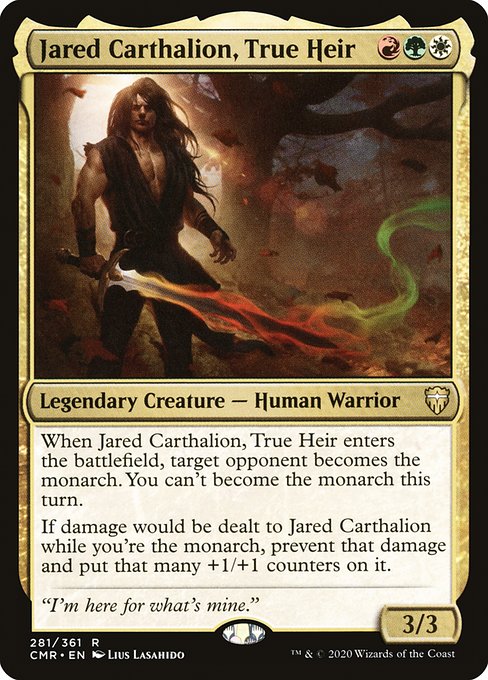 Jared Carthalion, True Heir (Commander Legends #281)