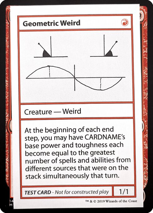 Geometric Weird (Mystery Booster Playtest Cards 2021 #69)