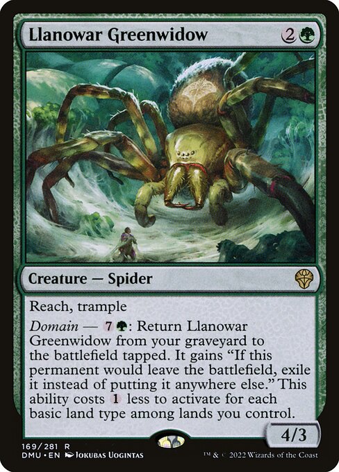 Llanowar Greenwidow (Dominaria United #169)