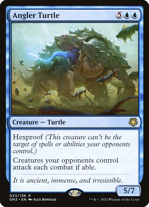 Tortue pêcheuse|Angler Turtle